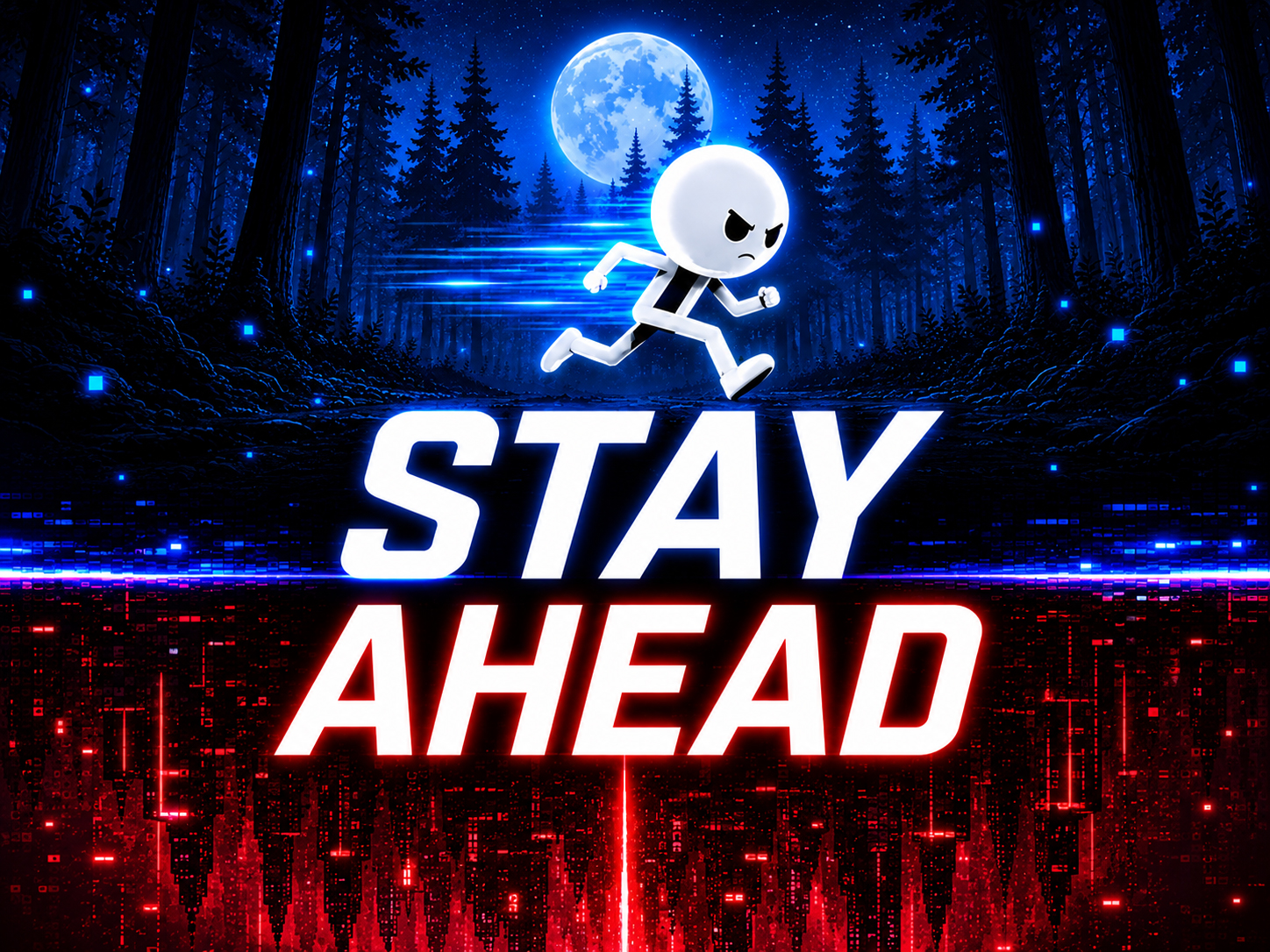 Stay Ahead game card