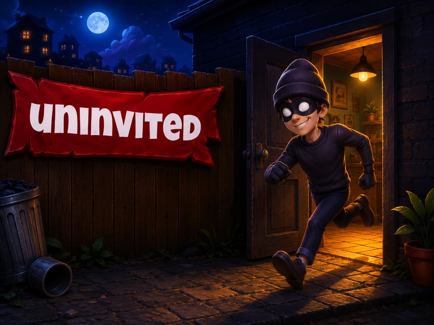 Uninvited game card